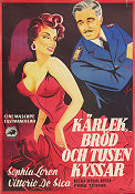 Pane amore e fantasia 1953 movie poster Sophia Loren Vittorio De Sica