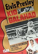 Kid Galahad 1963 movie poster Elvis Presley Charles Bronson Boxing