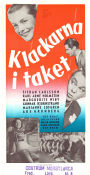 Klackarna i taket 1952 movie poster Sickan Carlsson Karl-Arne Holmsten Marguerite Viby Tre knas Rune Redig