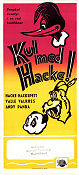 Kul med Hacke 1952 poster Woody Woodpecker Hacke Hackspett Andy Panda Valle Valross Walter Lantz Animerat
