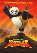 Kung Fu Panda 2008 poster Jack Black Mark Osborne Animerat Asien Kampsport