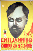 Kvinnan som ej glömmes 1922 movie poster Emil Jannings
