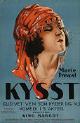 Kissed 1922 movie poster Marie Prevost King Baggot