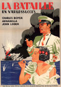 The Battle 1933 movie poster Charles Boyer Annabella John Loder Nicolas Farkas Ships and navy War Asia