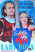 Frenchman´s Creek 1944 movie poster Joan Fontaine Arturo de Cordova Mitchell Leisen Adventure and matine
