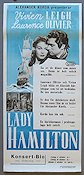 Lady Hamilton 1941 poster Vivien Leigh Laurence Olivier Alexander Korda