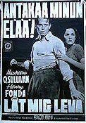 Låt mig leva 1939 poster Maureen O´Sullivan Henry Fonda Affischen från: Finland