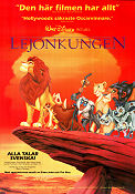 Lejonkungen 1994 poster Matthew Broderick Roger Allers Animerat Katter