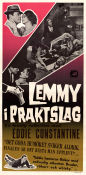 Lemmy i praktslag 1963 poster Eddie Constantine Gaia Germani Christiane Minazzoli Bernard Borderie