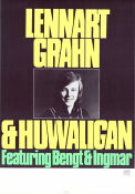 Lennart Grahn och Huvvaligan 1971 affisch Lennart Grahn Hitta mer: EMA Telstar Hitta mer: Concert Poster
