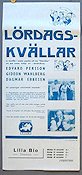 Movie Poster L�rdagskv�llar