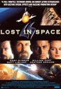 Lost in Space 1998 poster Matt LeBlanc Gary Oldman William Hurt Stephen Hopkins Rymdskepp