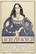 Lucrezia Borgia 1920 poster Fausto Salvatori Irene Saffo Momo