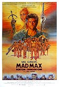 Mad Max bortom Thunderdome 1985 poster Mel Gibson Tina Turner George Miller Affischkonstnär: Richard Amsel Filmen från: Australia