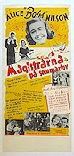 Magistrarna på sommarlov 1941 movie poster Alice Babs Karl-Arne Holmsten