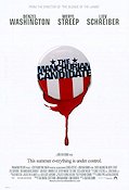 The Manchurian Candidate 2004 poster Liev Schreiber Denzel Washington Meryl Streep Jonathan Demme