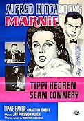Marnie 1964 poster Tippi Hedren Sean Connery Alfred Hitchcock