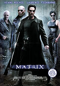 The Matrix 1999 poster Keanu Reeves Laurence Fishburne Carrie-Anne Moss Andy Wachowski