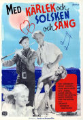 Med kärlek och solsken och sång 1948 movie poster Åke Söderblom Bengt Logardt Anne-Marie Aaröe Per Grunvall Beach