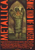 Metallica: Some Kind of Monster 2004 movie poster James Hetfield Kirk Hammett Lars Ulrich Bruce Sinofsky Joe Berlinger Documentaries Artistic posters Rock and pop