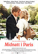 Midnatt i Paris 2011 poster Owen Wilson Rachel McAdams Woody Allen