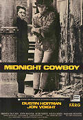 Midnight Cowboy 1969 poster Dustin Hoffman Jon Voight Sylvia Miles John Schlesinger