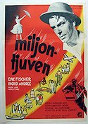 Miljontjuven 1958 poster OW Fischer Ingrid Andree Margit Saad Wolfgang Becker