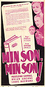 My Son My Son 1949 movie poster Madeleine Carroll Brian Aherne Louis Hayward Charles Vidor