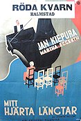 Mitt hjärta längtar 1935 poster Jan Kiepura Art Deco
