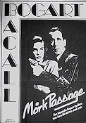 Dark Passage 1947 movie poster Humphrey Bogart Lauren Bacall