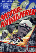 Motorkavaljerer 1949 movie poster Åke Söderblom Viveca Serlachius Rut Holm Stig Järrel Carl-Gustaf Lindstedt Elof Ahrle Motorcycles
