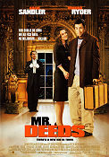 Mr Deeds 2002 poster Adam Sandler Winona Ryder Steven Brill