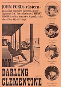 My Darling Clementine 1947 movie poster Cathy Downs Victor Mature John Ford