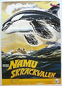 Namu the Killer Whale 1967 movie poster Robert Lansing Fish and shark