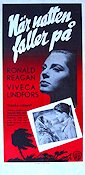 Black Limelight 1943 movie poster Viveca Lindfors Ronald Reagan
