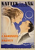 Natten är vår 1935 poster Tullio Carminati Lilian Harvey