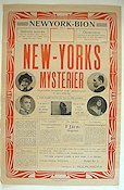 New Yorks mysterier 1917 movie poster Elaine Dodge Walter Jameson
