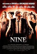 Nine 2009 poster Daniel Day-Lewis Nicole Kidman Penelope Cruz Rob Marshall Musikaler