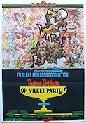 Movie Poster THE PARTY - Peter Sellers/Blake Edwards - 1974 RR - 70x100cm 