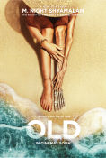 Old 2021 movie poster Gael Garcia Bernal Vicky Krieps Rufus Sewell M Night Shyamalan Beach