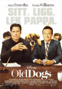 Old Dogs 2009 poster Robin Williams John Travolta Walt Becker Hundar