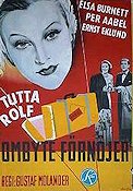 Ombyte förnöjer 1939 movie poster Tutta Rolf Per Aabel Ernst Eklund Gustaf Molander