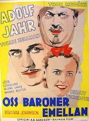 Oss baroner emellan 1940 poster Adolf Jahr Oss baroner emellan 1940 poster Adolf Jahr