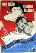The Great Lover 1949 movie poster Bob Hope Rhonda Fleming Roland Young Alexander Hall Ships and navy Travel Musicals
