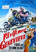 På vift med Genevieve 1954 movie poster Dinah Sheridan Cars and racing