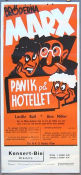 Room Service 1938 movie poster The Marx Brothers Bröderna Marx Lucille Ball