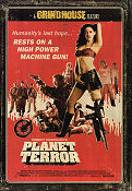 Planet Terror 2007 poster Rose McGowan Freddy Rodriguez Josh Brolin Robert Rodriguez Hitta mer: Grindhouse Vapen Motorcyklar