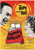 Premiärsmällen 1963 poster Bob Hope Lucille Ball Marilyn Maxwell Don Weis