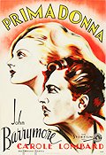 Primadonna 1934 poster Carole Lombard John Barrymore Howard Hawks