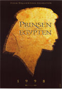 Prinsen av Egypten 1998 poster Val Kilmer Brenda Chapman Animerat